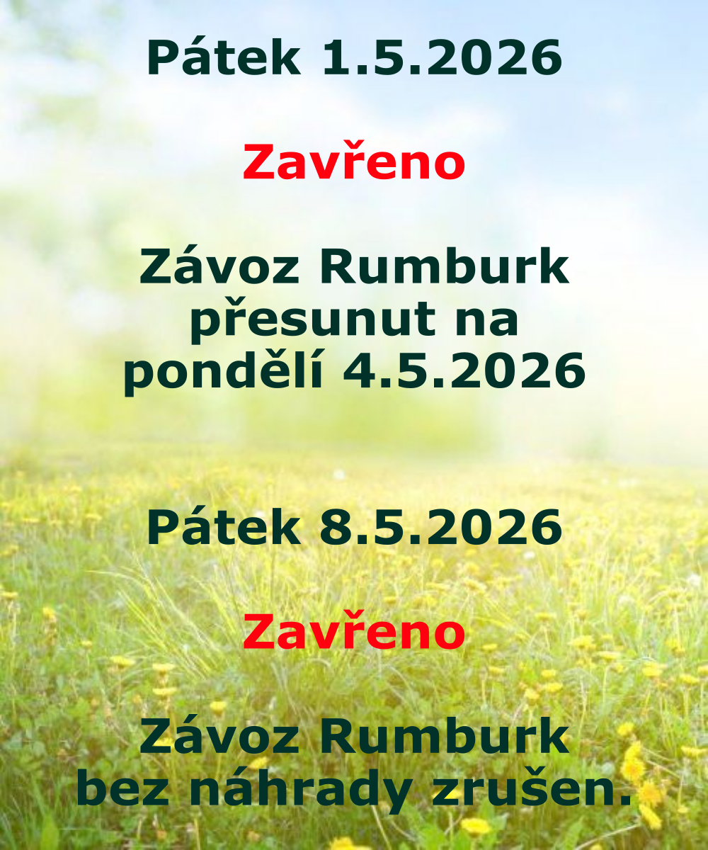 závozy květen
